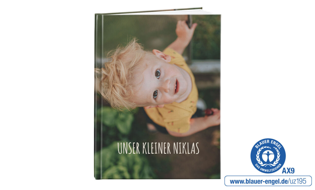 Stehendes Fotobuch A4 Hoch.