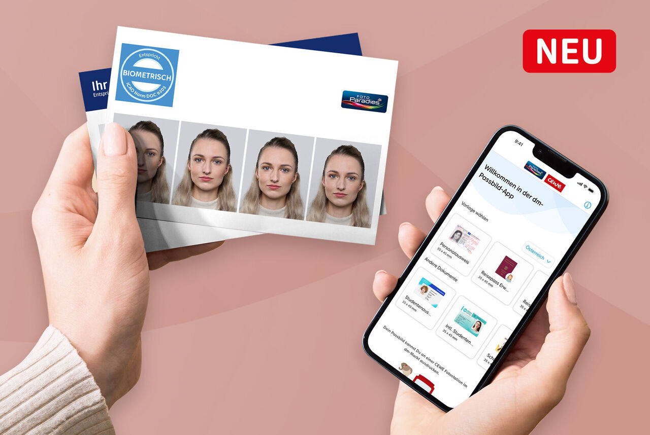 dm Sofortdruck - Fotoprodukte in der Filiale ausdrucken | dm Foto-Paradies
