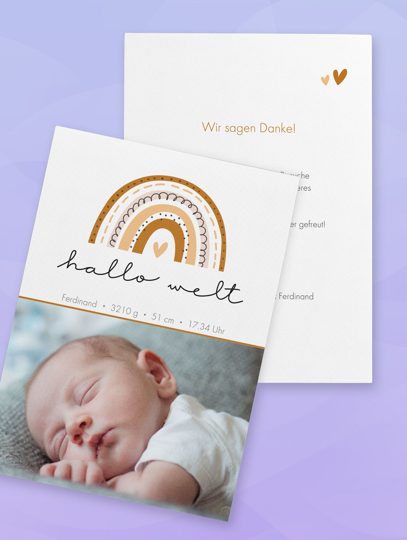 Babykarten selbst gestalten